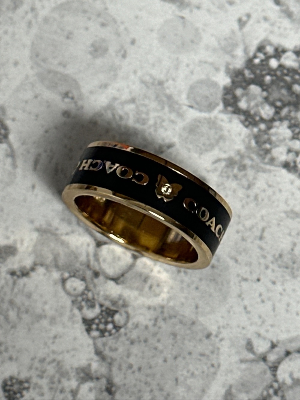 Coach Enamel Ring